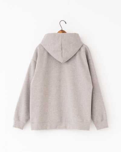 knit melton hoodie pullover