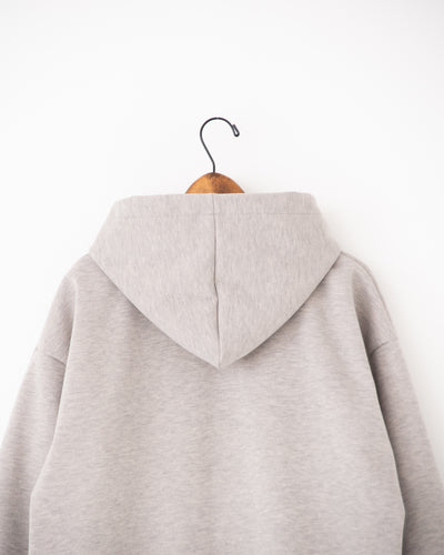 knit melton hoodie pullover