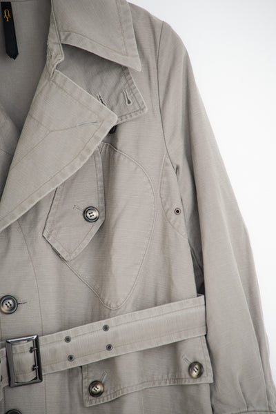 vintage satin motorcycle coat