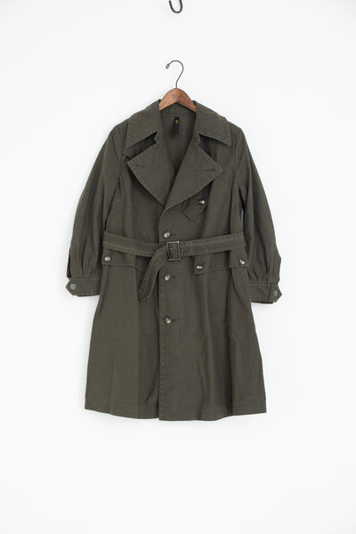 vintage satin motorcycle coat
