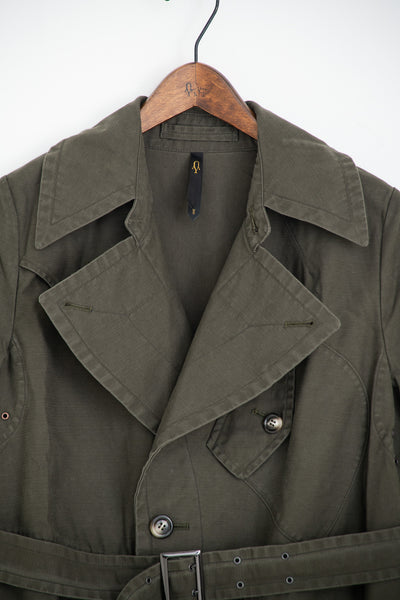 vintage satin motorcycle coat