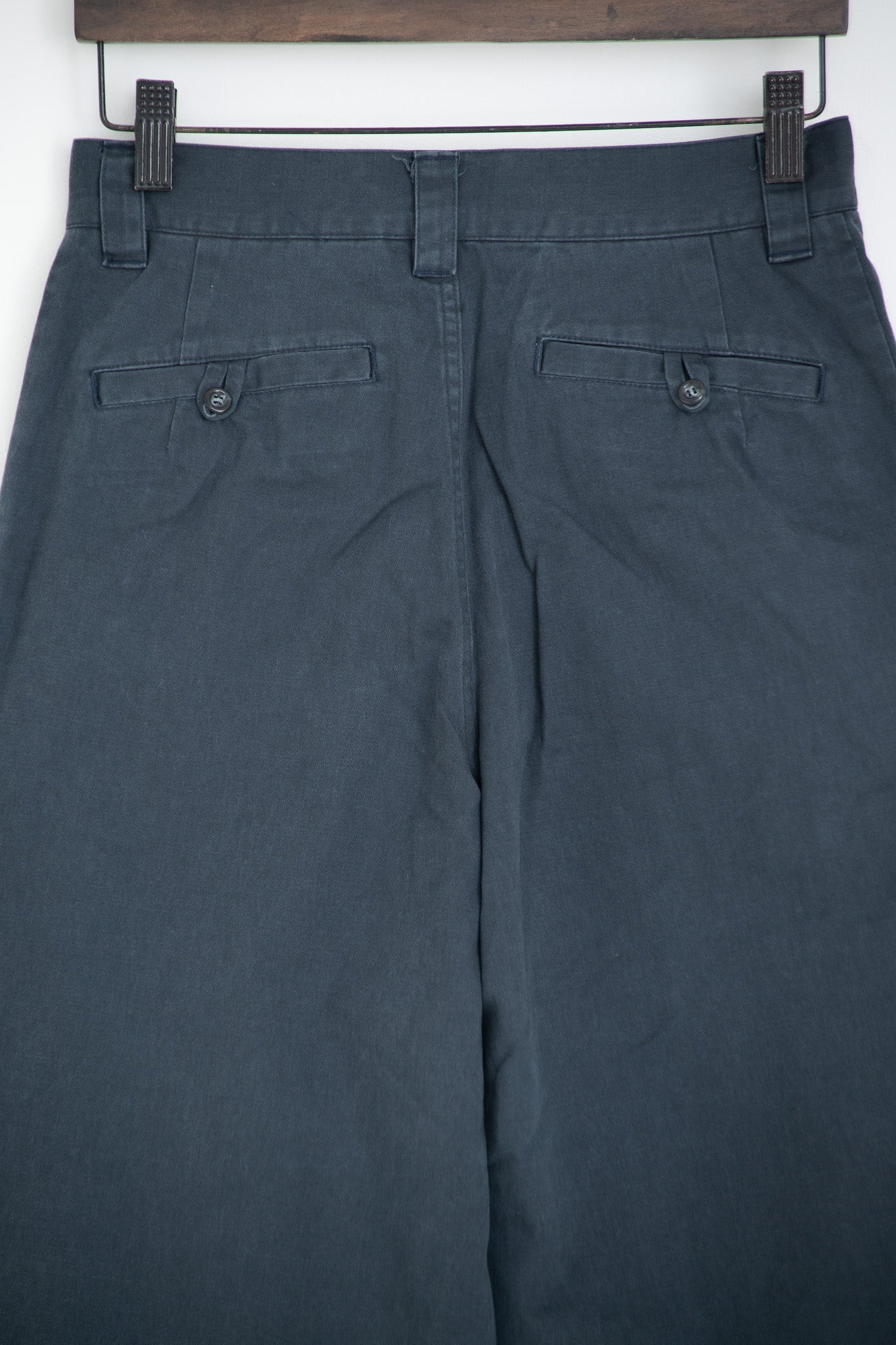 vintage satin wide full-length pants