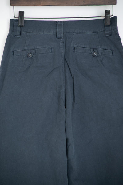 vintage satin wide full-length pants