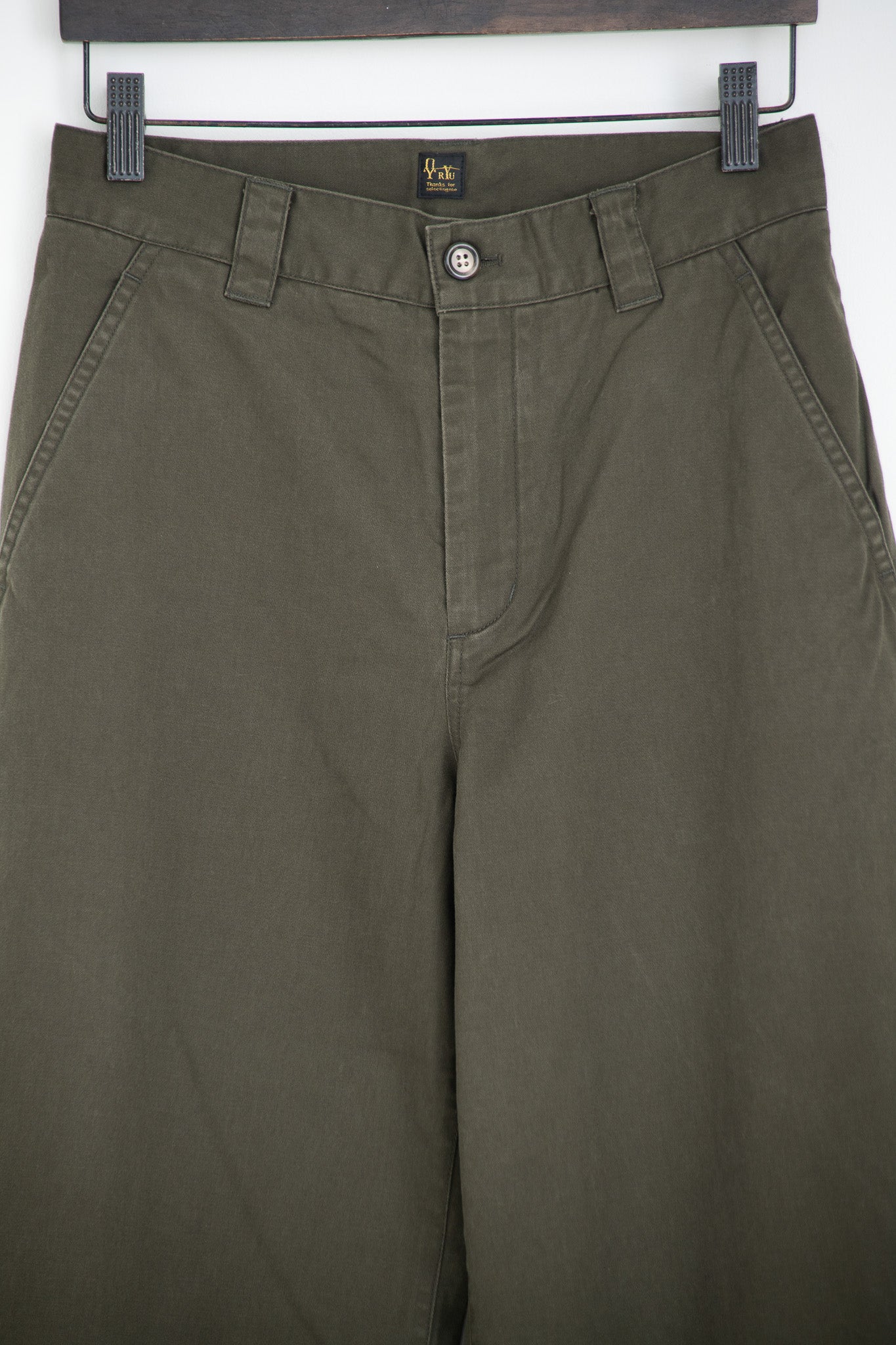 vintage satin wide full-length pants