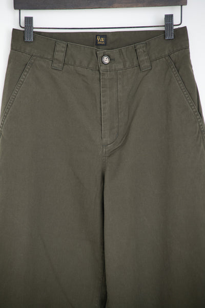 vintage satin wide full-length pants