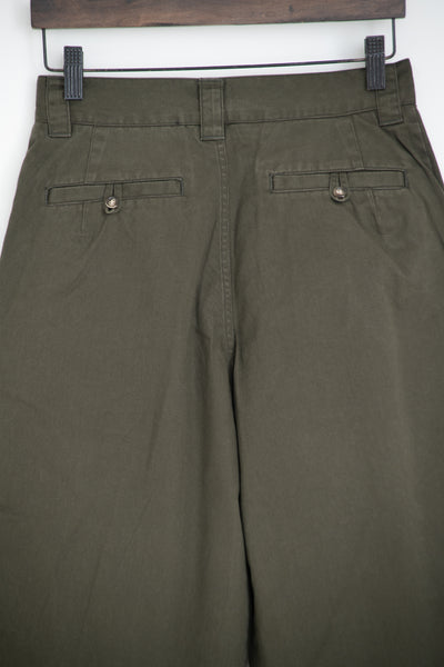 vintage satin wide full-length pants