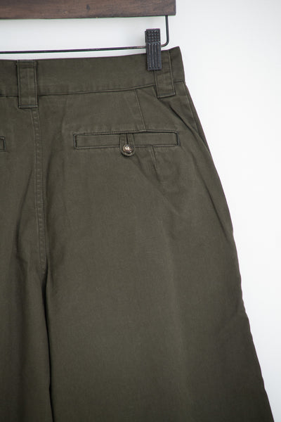 vintage satin wide full-length pants