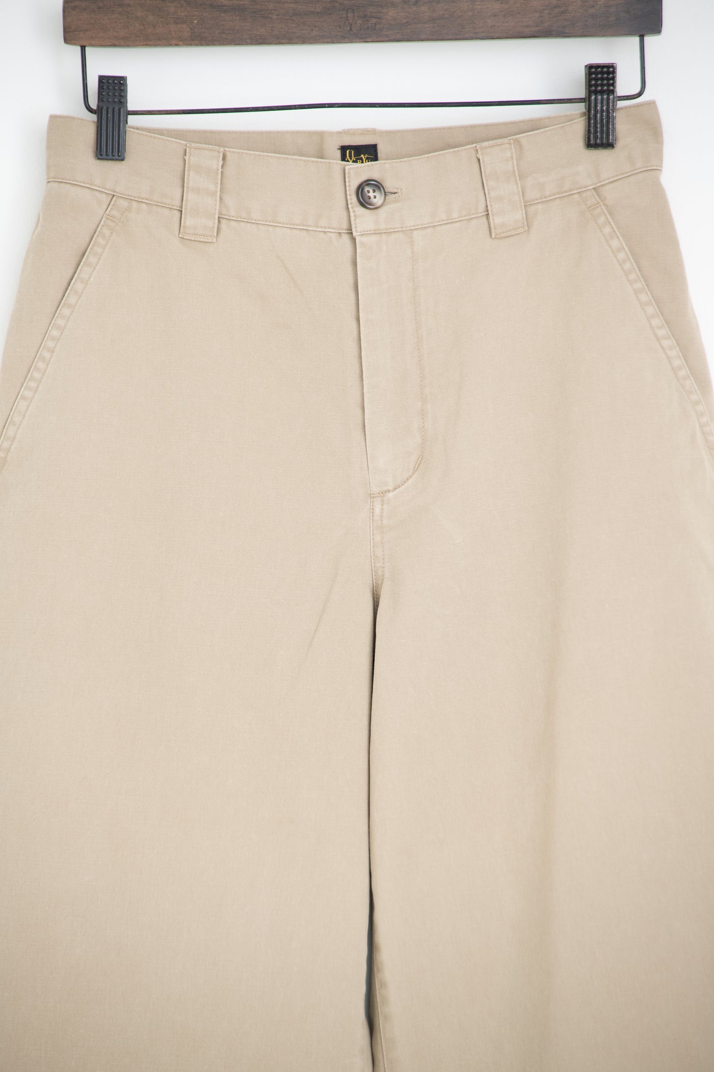 vintage satin wide full-length pants