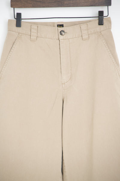 vintage satin wide full-length pants