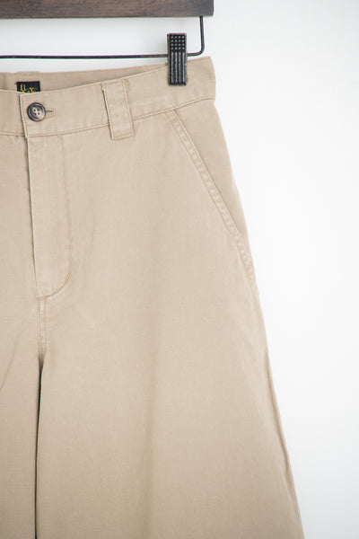 vintage satin wide full-length pants