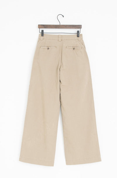 vintage satin wide full-length pants