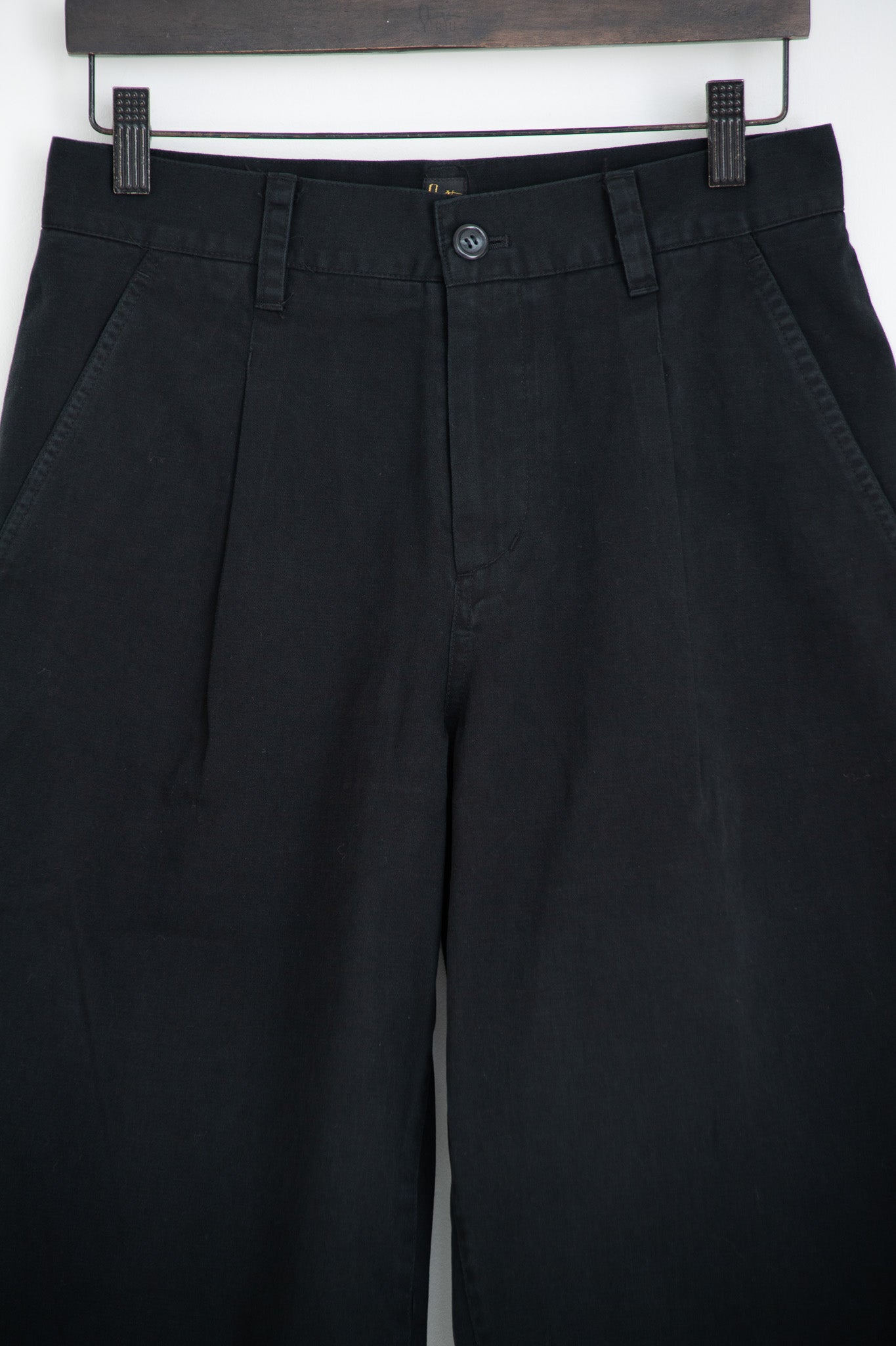 vintage satin 4/5 wide pants