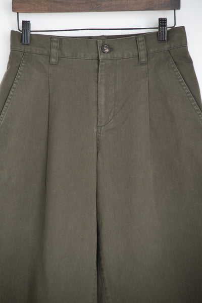 vintage satin 4/5 wide pants