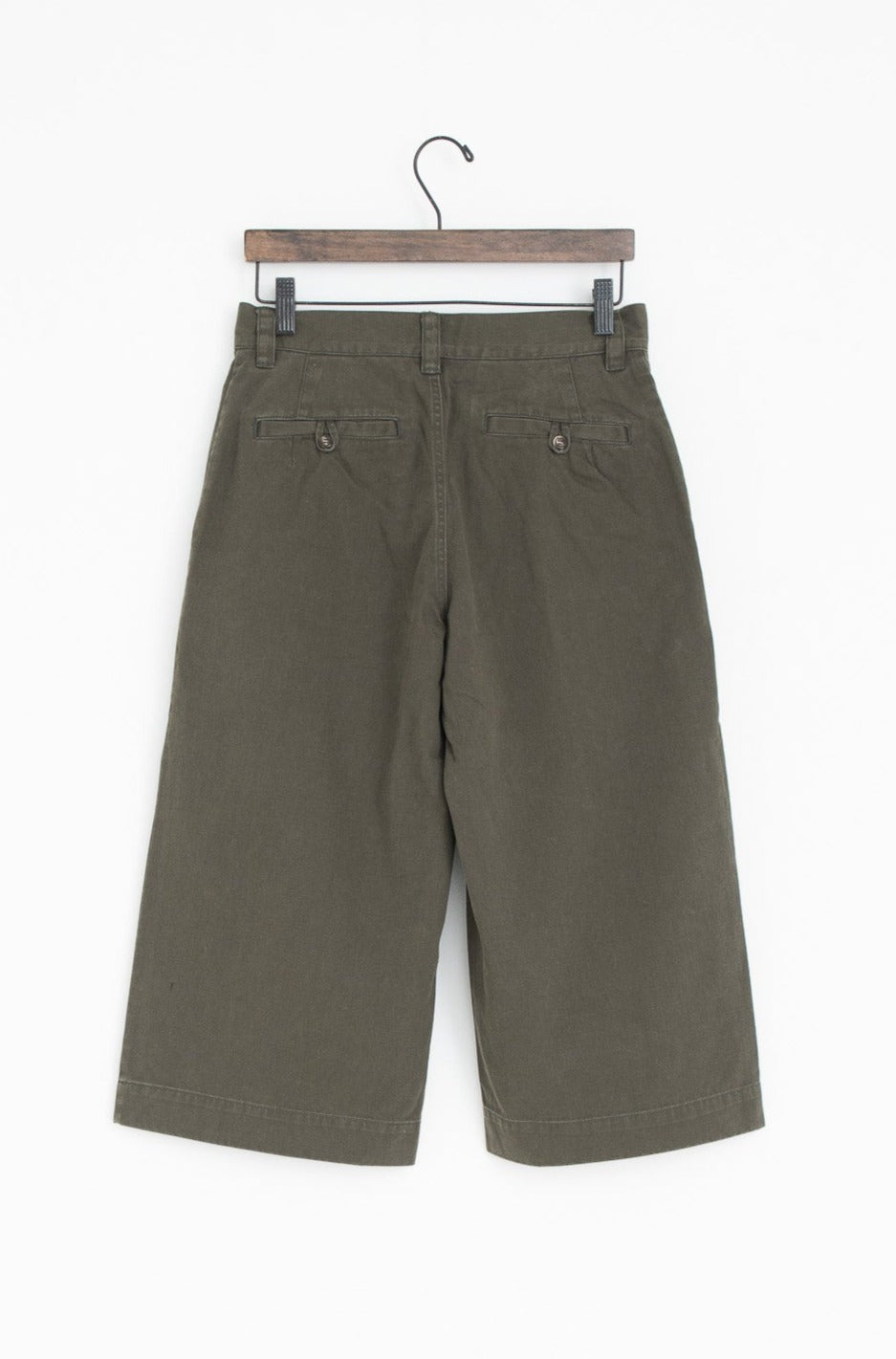 vintage satin 4/5 wide pants