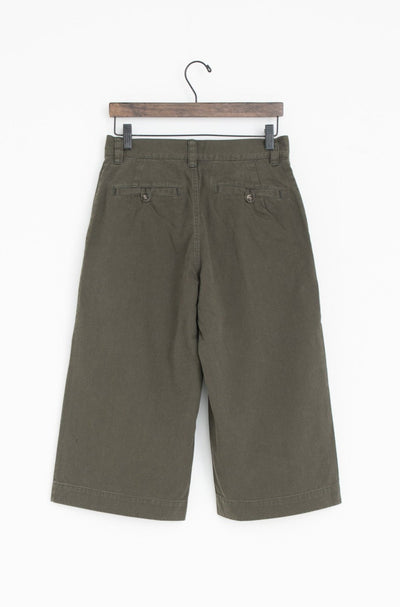vintage satin 4/5 wide pants