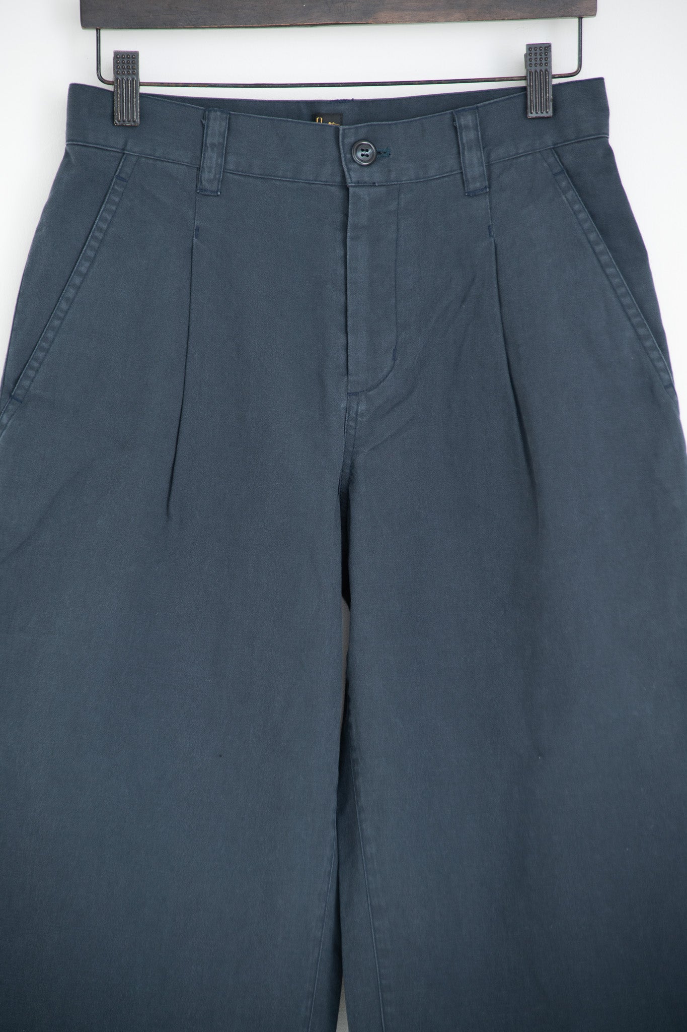 vintage satin 4/5 wide pants