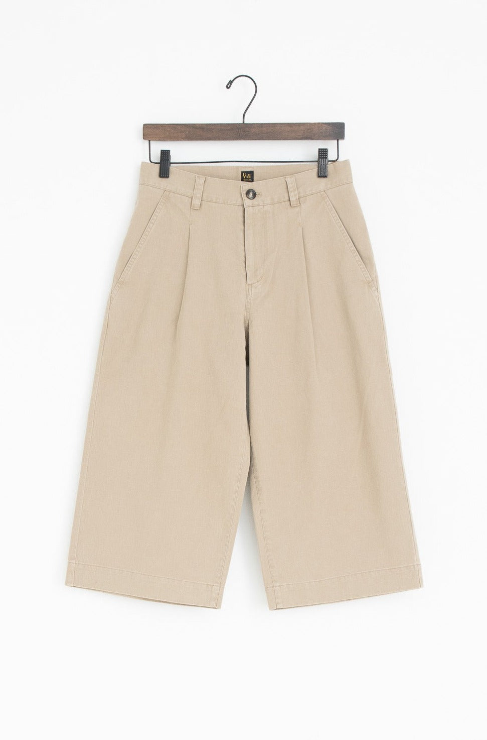 vintage satin 4/5 wide pants