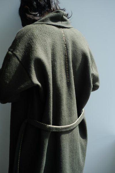 needle work gown coat