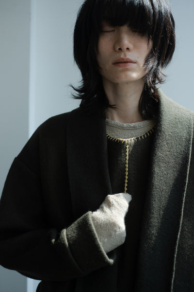 needle work gown coat