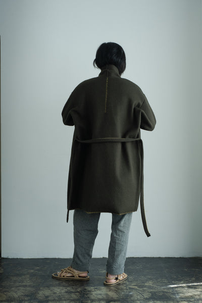 needle work gown coat