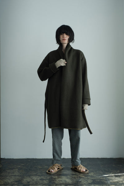 needle work gown coat
