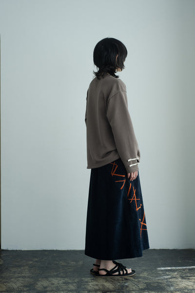 handwork flared skirt