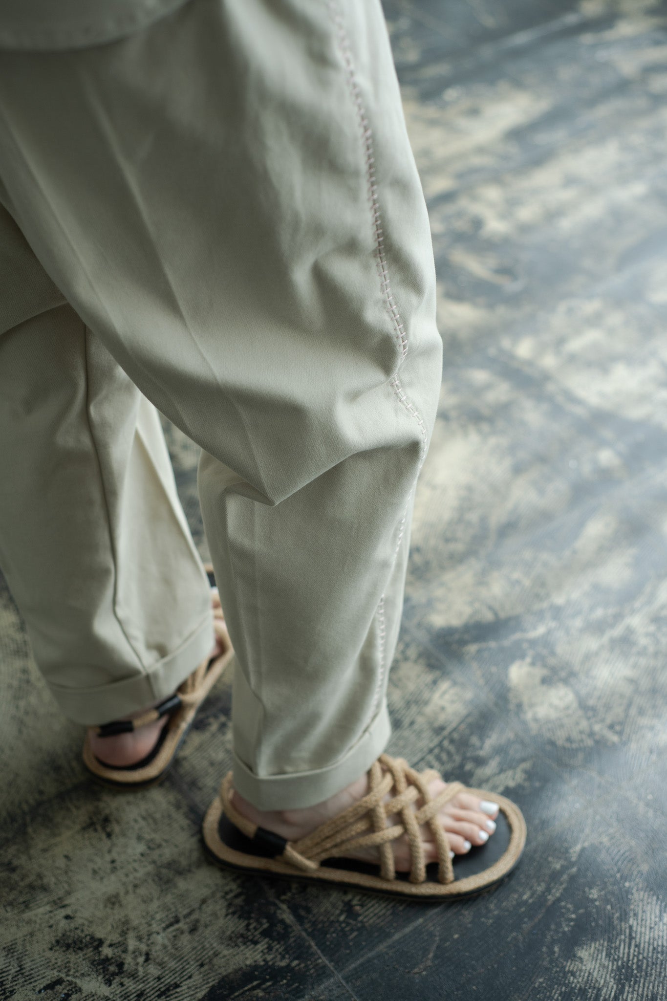 ivory×pink beige