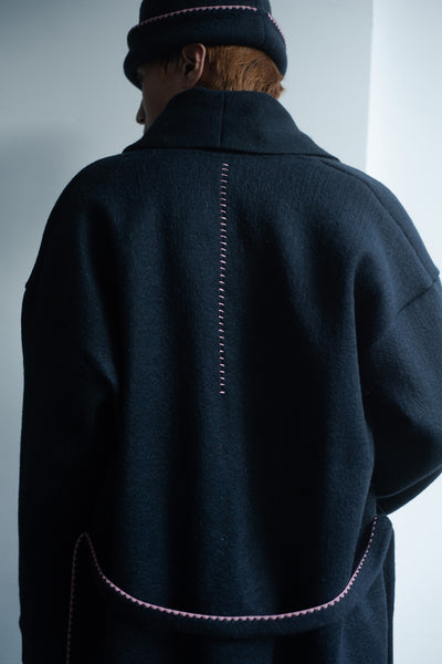 needle work gown coat
