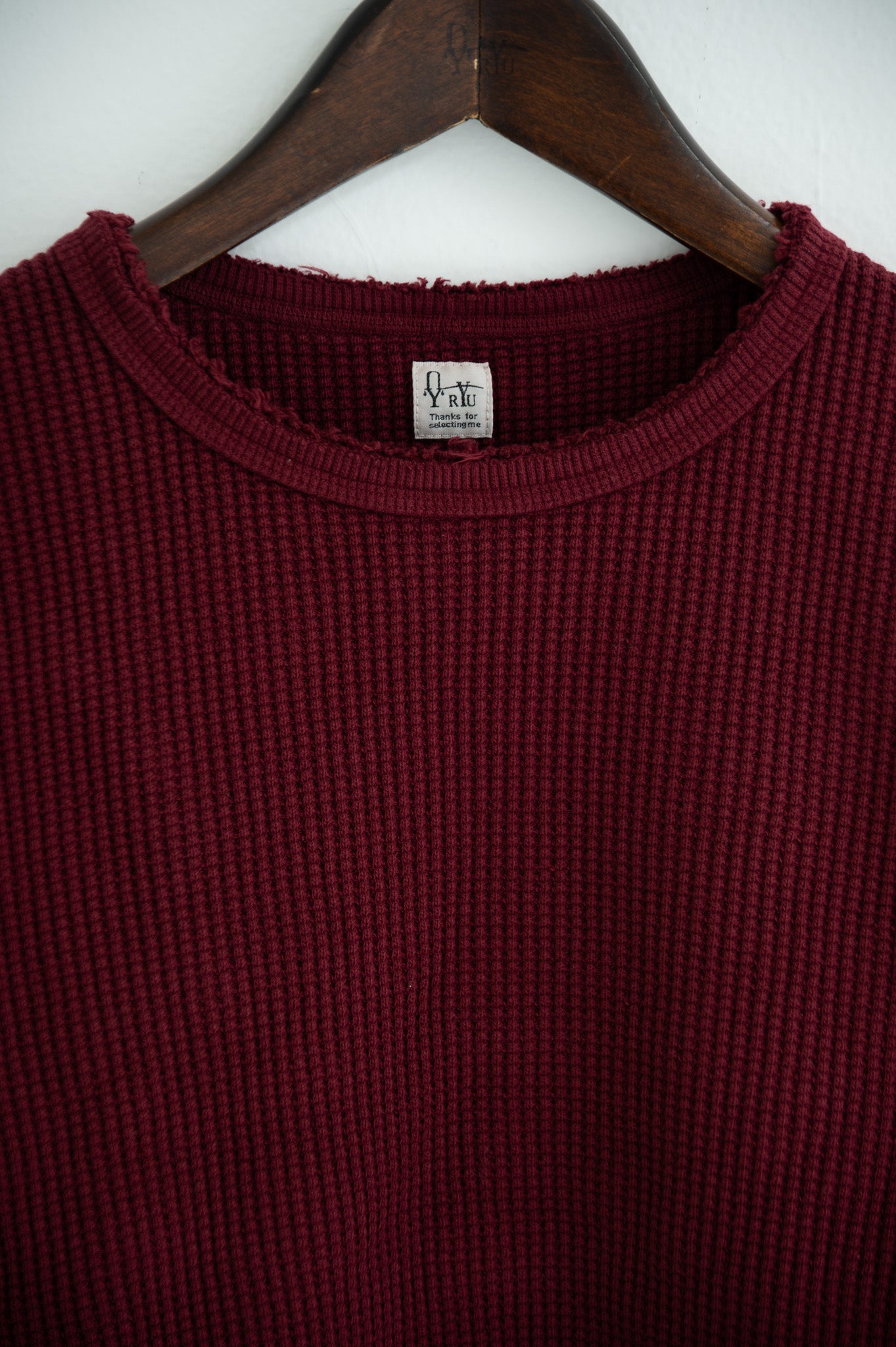 strong waffle half-sleeve shirt