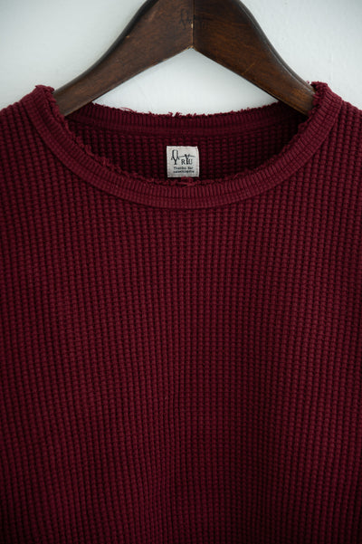 strong waffle half-sleeve shirt