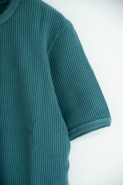 strong waffle half-sleeve shirt