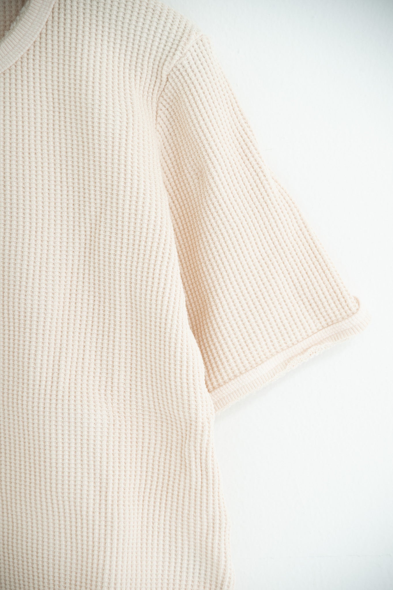 strong waffle half-sleeve shirt