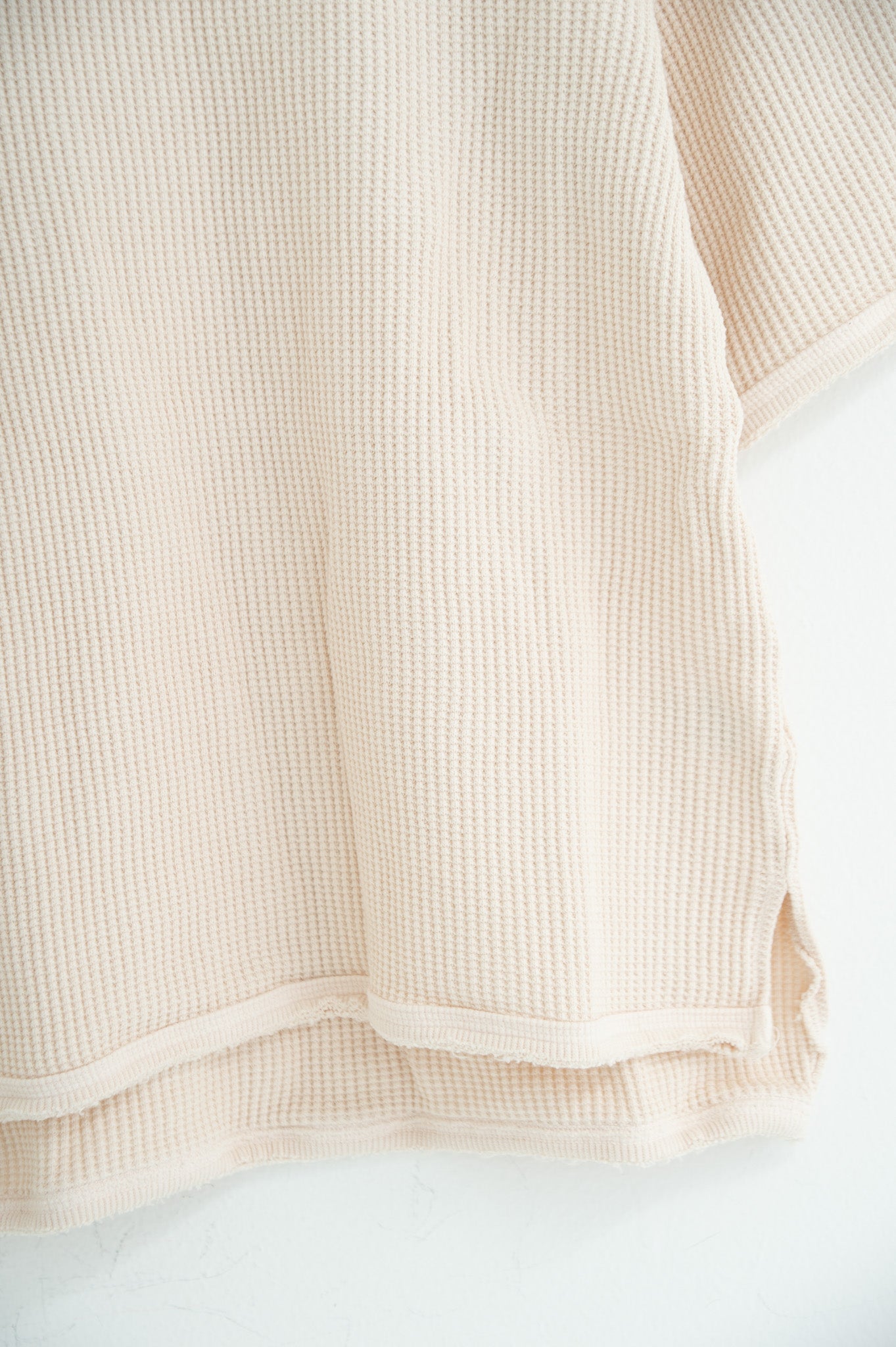 strong waffle half-sleeve shirt