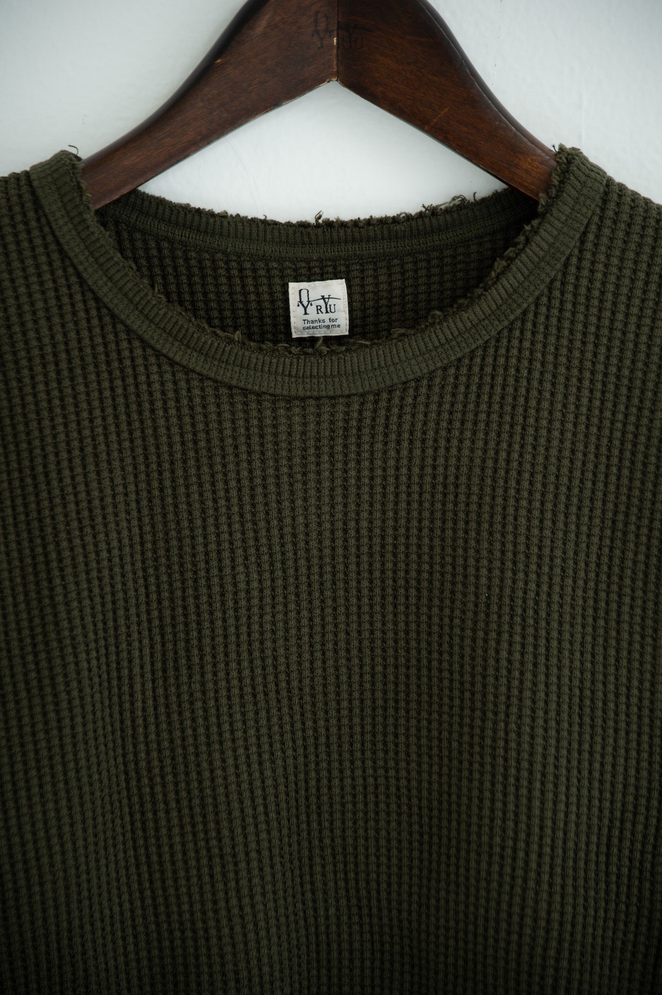 strong waffle half-sleeve shirt