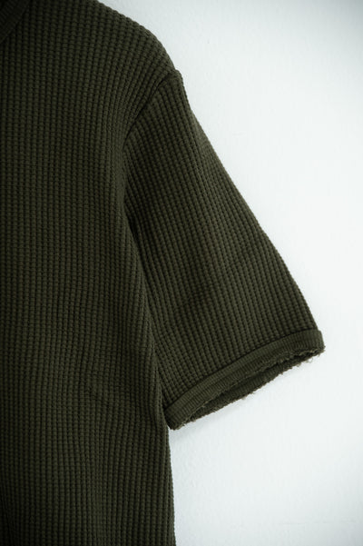 strong waffle half-sleeve shirt