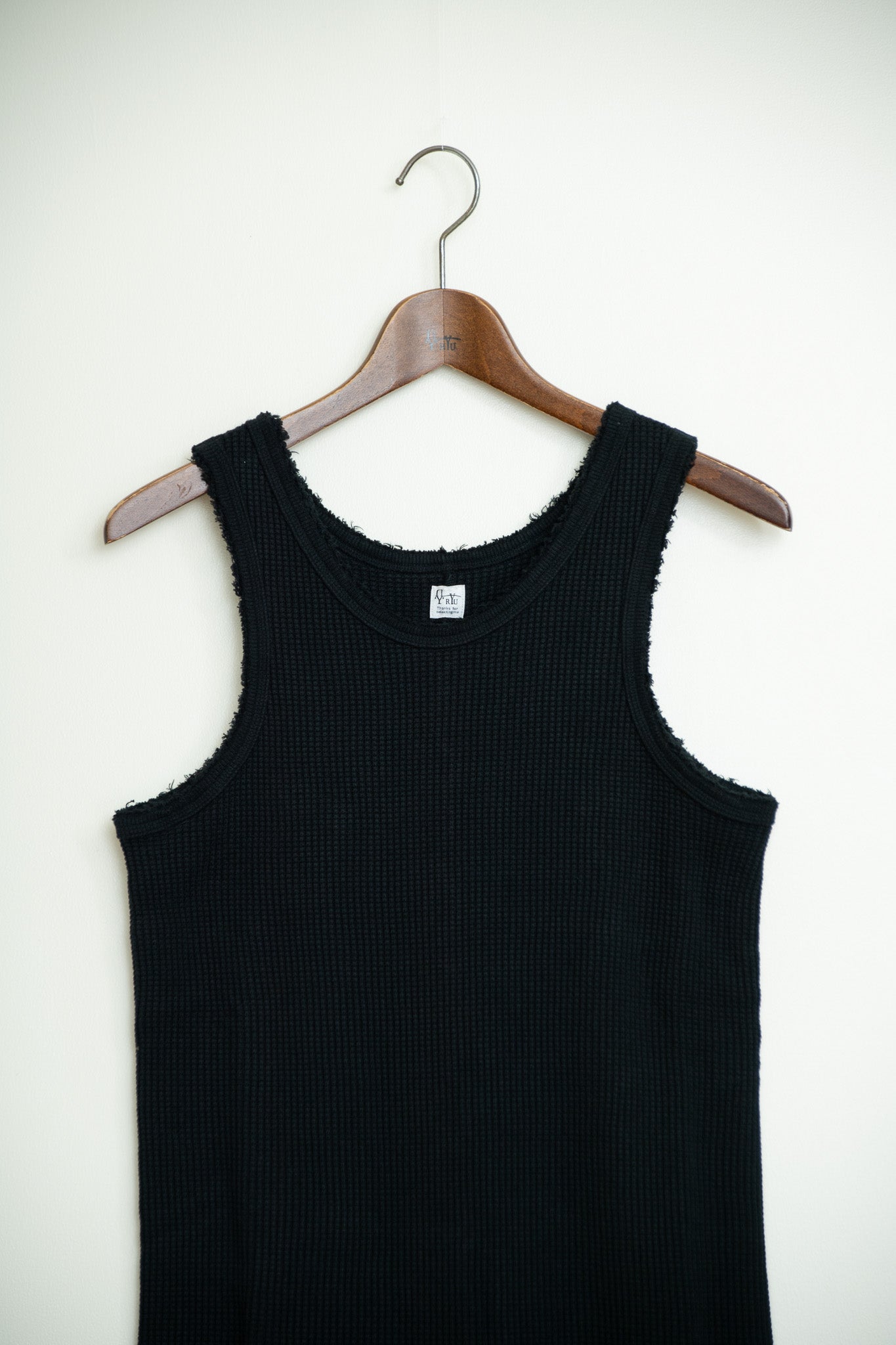 strong waffle sleeveless dress