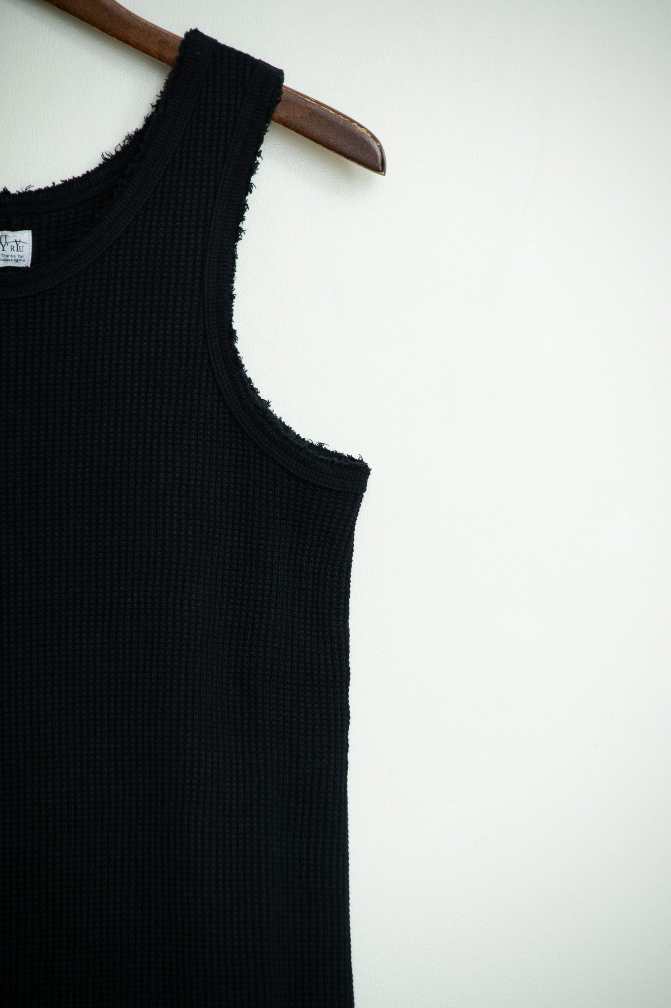 strong waffle sleeveless dress