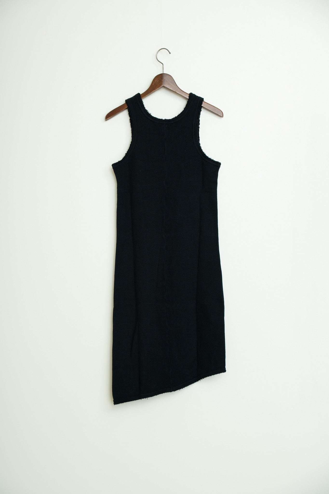 strong waffle sleeveless dress