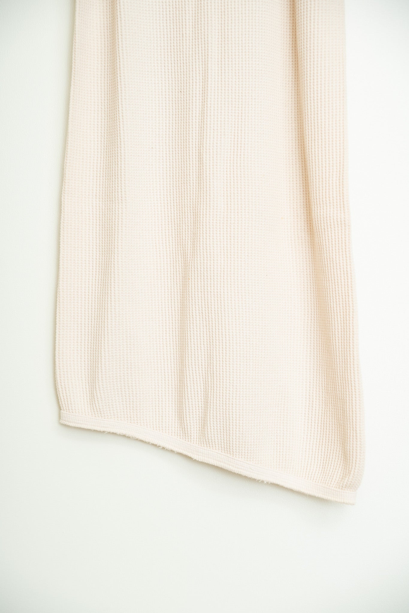 strong waffle sleeveless dress