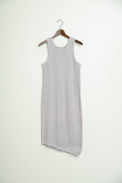 strong waffle sleeveless dress