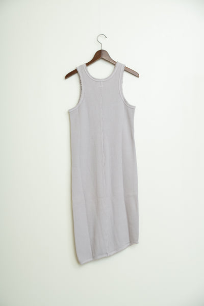 strong waffle sleeveless dress