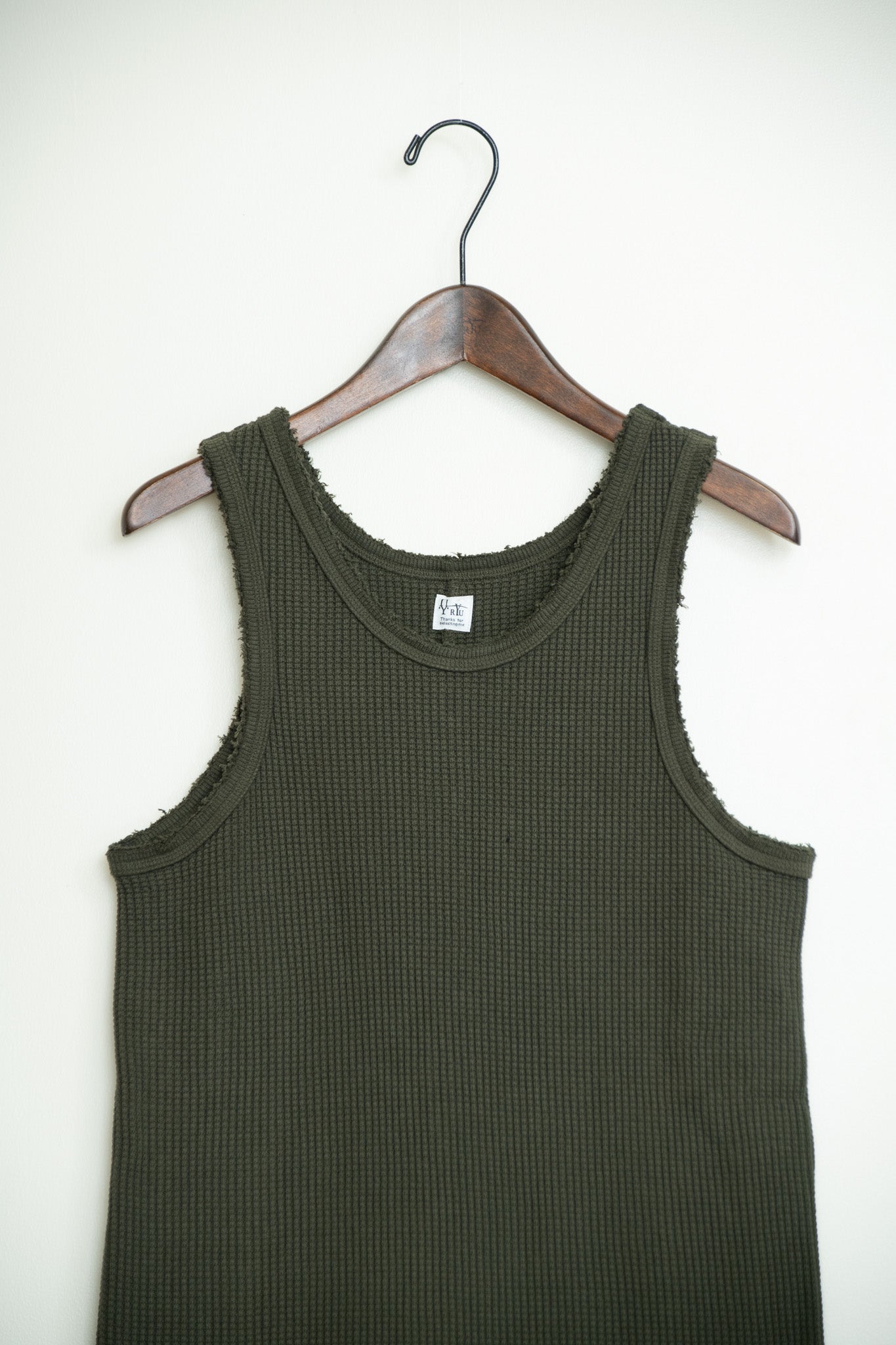 strong waffle sleeveless dress