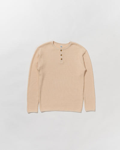 strong waffle henley neck shirt