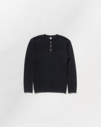 strong waffle henley neck shirt