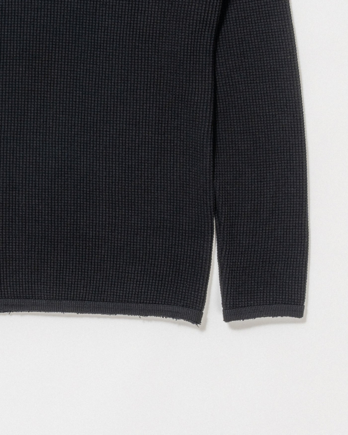 strong waffle henley neck shirt