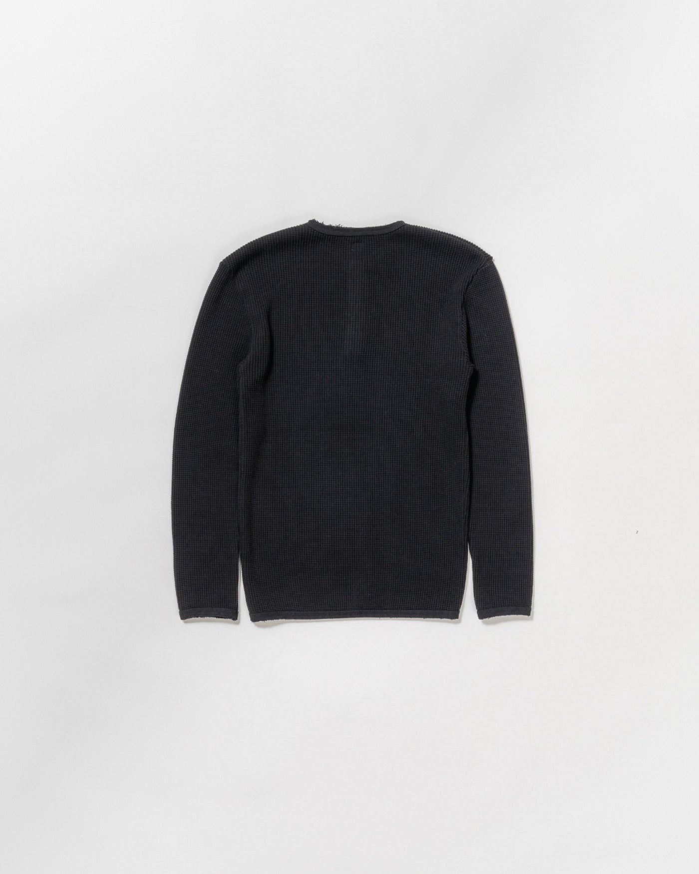 strong waffle henley neck shirt