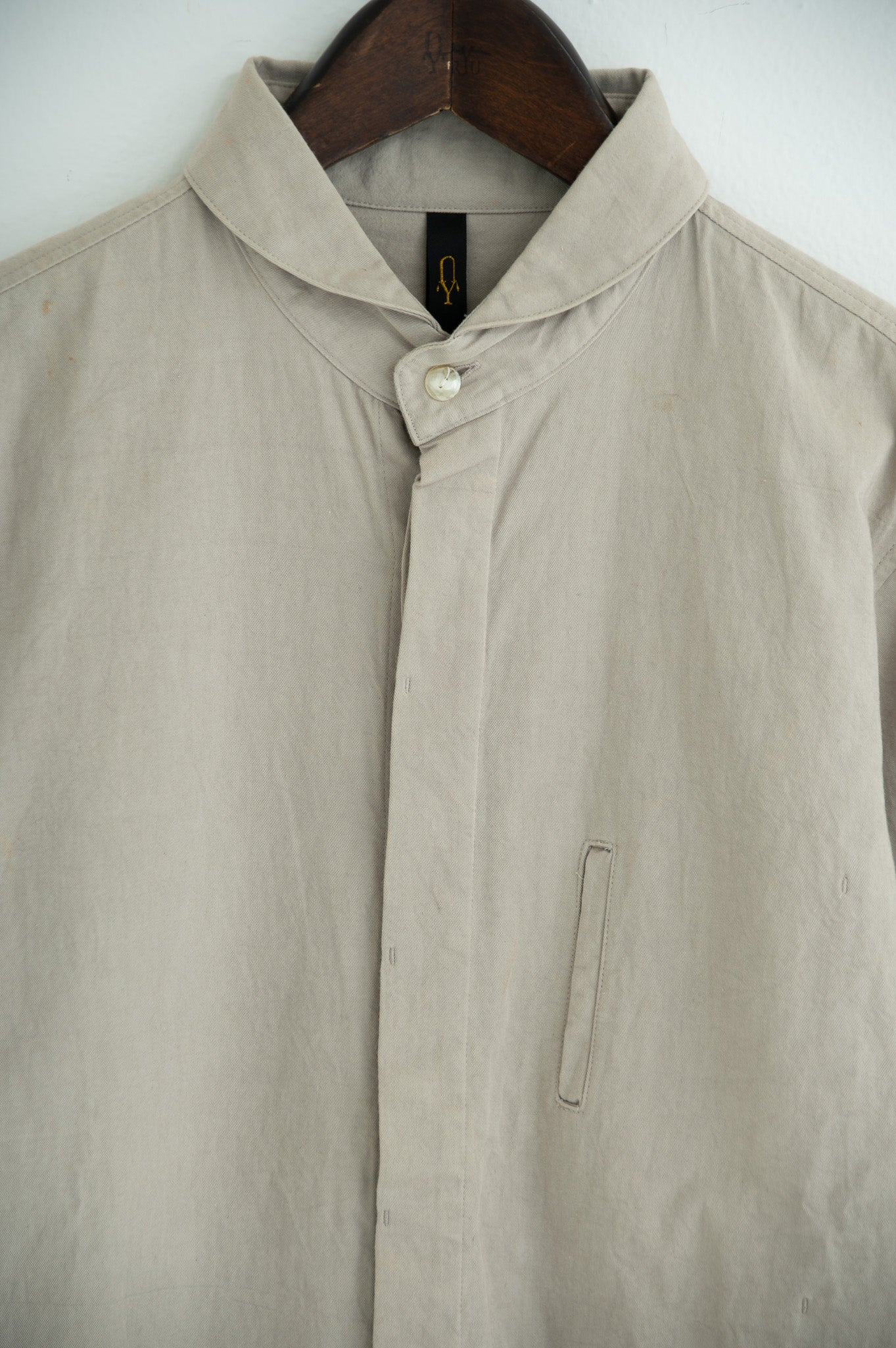 shawl collar shirt