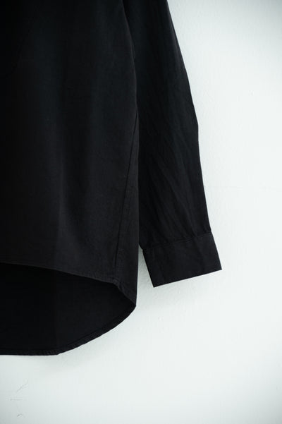 band collar bosom shirt