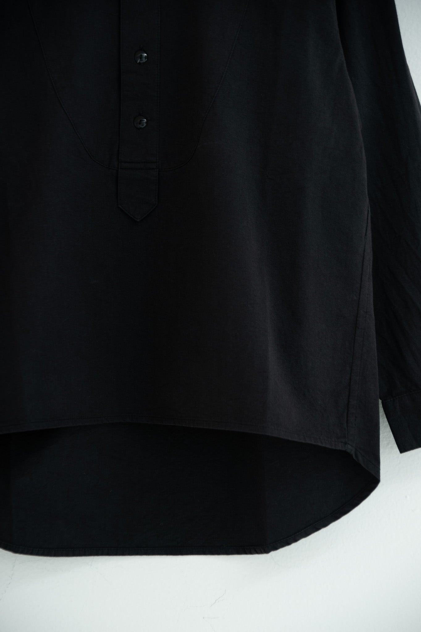 band collar bosom shirt