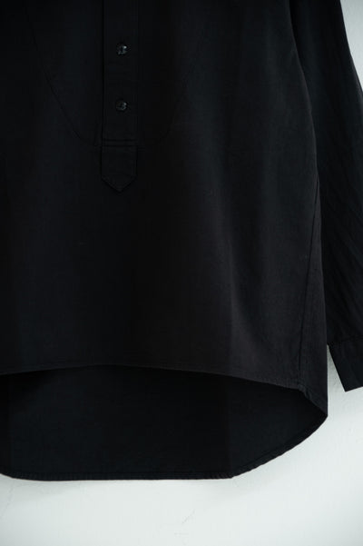 band collar bosom shirt